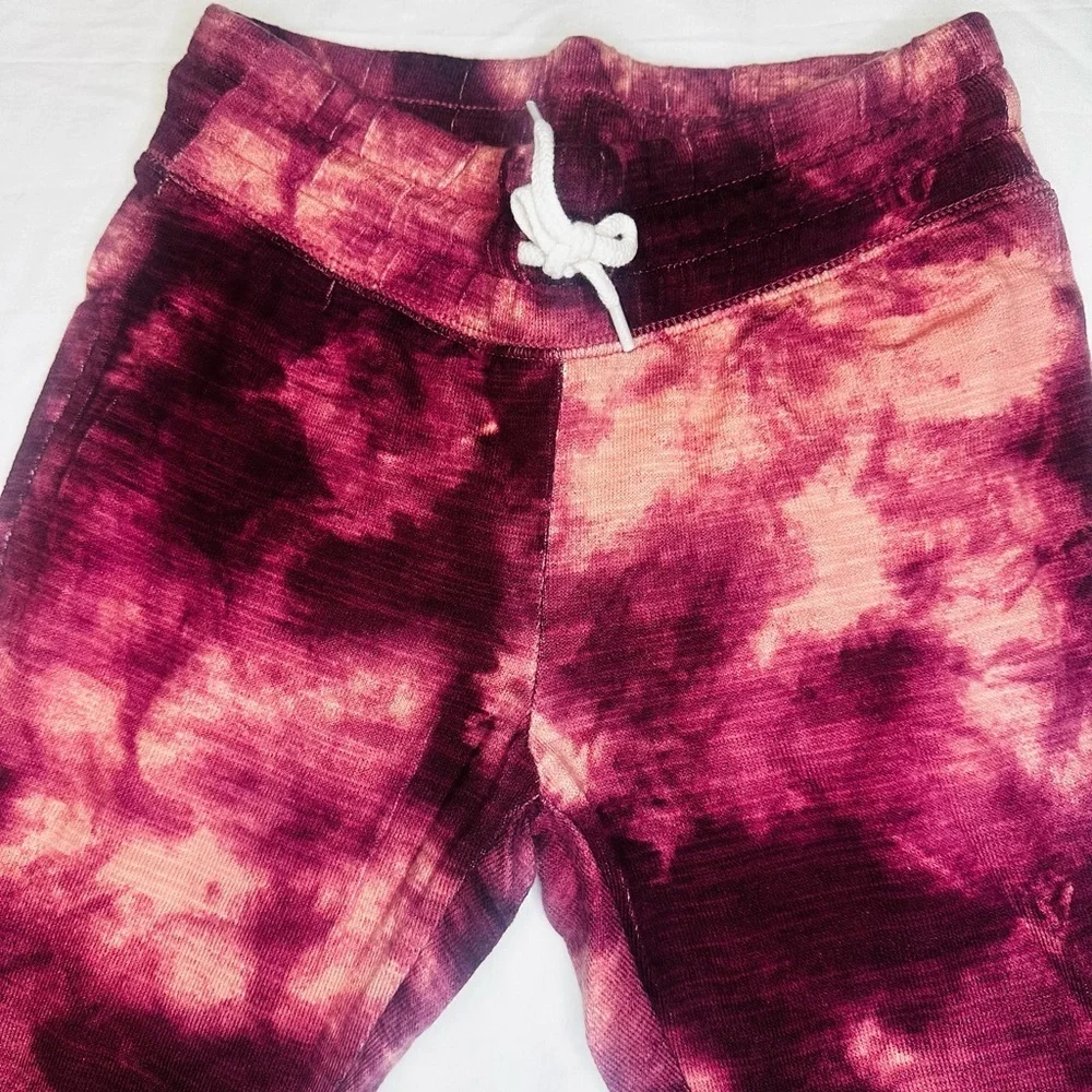 Old Navy Girls Tie-Dye Joggers - Pink & Maroon Sz Small
